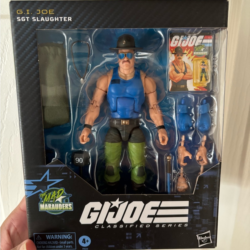 Hasbro G.I. Joe Action Figure with Blue and Green Outfit